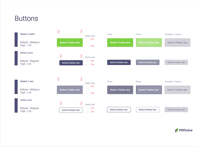 PDF Juice Design Language pt2 branding design logo ui