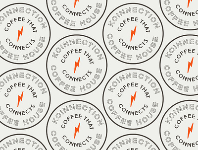 Koinnection Coffee House branding design graphic design illustration logo typography vector