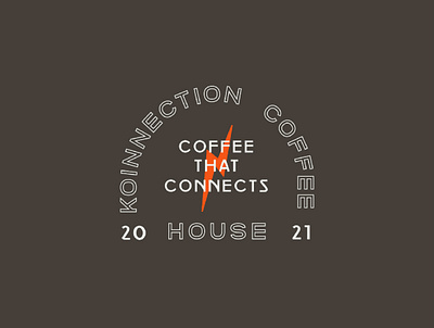 Koinnection Coffee House branding design graphic design illustration logo typography vector