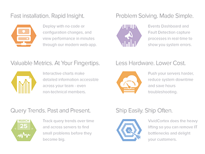 flat icons charts cloud event flat graph icons query server