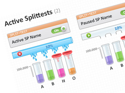 Splittests filter split test