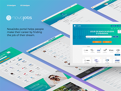 NovaJobs portal career cv job portal resume ui ux vacancy web application