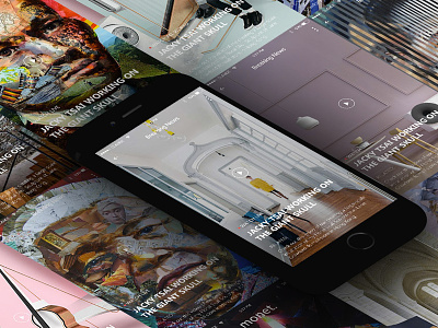 Monet UI Kit Design art artist designi interface mobile phone ui