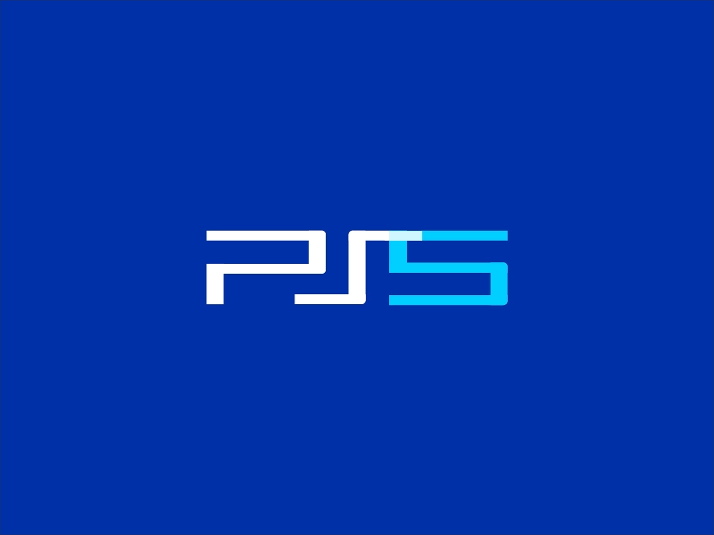 PS5 Logo Animation 2020 adobe xd animation gamer gaming gif logo logomark logomarks playstation prototype ps5 ps5logo sony