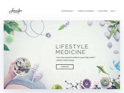 The Banner - Lifestyle Medicine banner collage design home illustration image lifestyle medicine ui ux