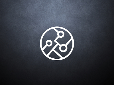 The logo for the car service center branding graphic design logo