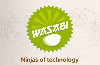 Wasabi games identity logo relish wasabi