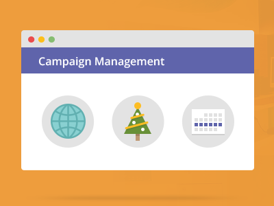 Campaign management flat illustration web