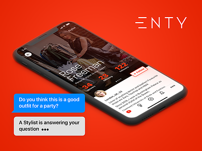Enty Stylists' Profile app enty ios iphone profile