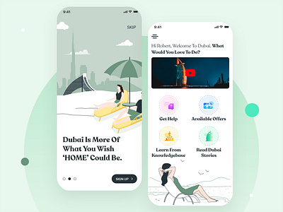 Travel app UI UX