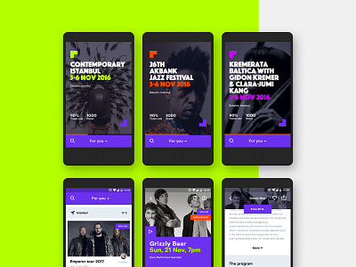 Pozitif Mobilet art art direction branding event icon mobile app music product design ui ux design