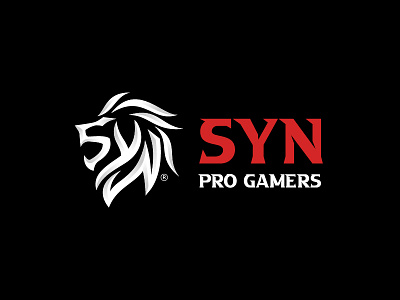 Initial SYN logo for Pro Gamers branding design esport flat initial logo typography vector