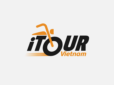 logo for Vietnam Travel Guide branding clever flat logo modern typography unique