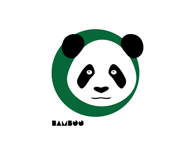 panda BAMBOO design graphic design logo typography