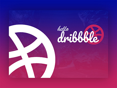 Hello, Dribbble! first shot thank you ui ux web design