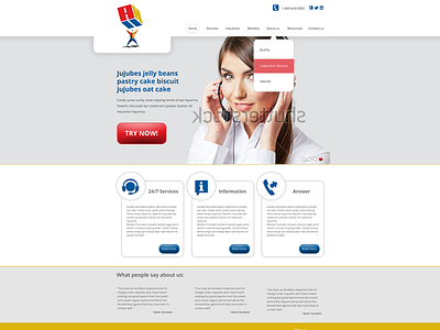 Call center website app design ux web webdesign