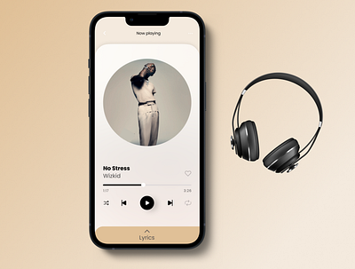 UI Design Challenge - Music Player page Day 8