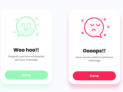 UI Design Challenge - Flash Message Page Day 9