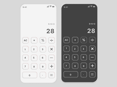 Calculator #DailyUI Day 4 app app design calculator calculator screen dailuichallenge dailyui dailyui day4 design graphic design ui