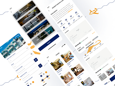 Hotel reservations app design graphic design hotel illustration mobile app prototype reservations sketch ui ux wireframe