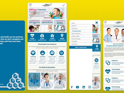 Hospital Application branding design graphic design home page hospital app hospital application hospital uiux hospital uiux app landing page mobile app ui uiux