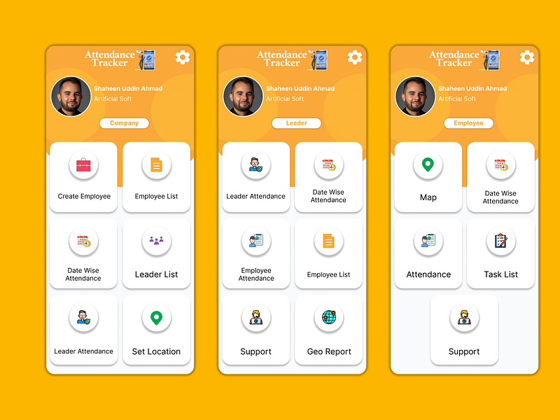 Attendance UI Kit designs, themes, templates and downloadable graphic ...