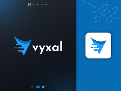 Vyxal - Logo Design brand identity brand logo branding company logo corporate design linear logo logo minimal logo minimalistic modern logo