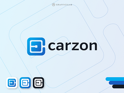 carzon - Logo Design brand identity brand logo branding car logo company logo logo minimalistic modern design transport logo