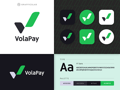 VolaPay - Logo Design banking brand identity brand logo branding company logo finance logo logo minimalistic