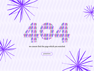 404 404 404 error 404page back home color numbers graphic design identity page vector wavy line