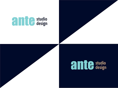 Ante Logotype ante branding graphic design identity logo logotype studio design typography vector