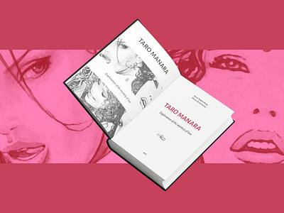 Tarot Manara book design book branding girls graphic design identity manara taro typography vector visual design