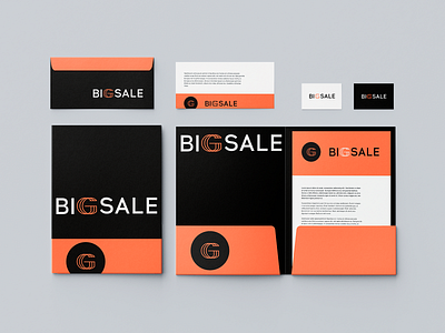BIGGG SALE identity brand branding graphic design icon identity logo logotype style elements vector visual identity