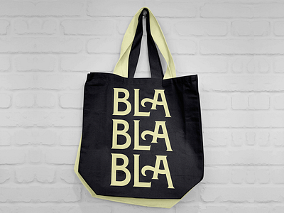 BlaBlaBla shopper bag branding graphic design identity logo logotype shopper bag vector