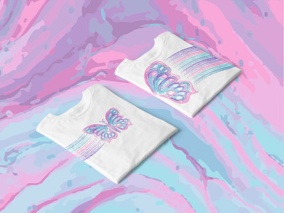 Butterfly t-shirt design butterfly t shirt design graphic design identity illustration vector
