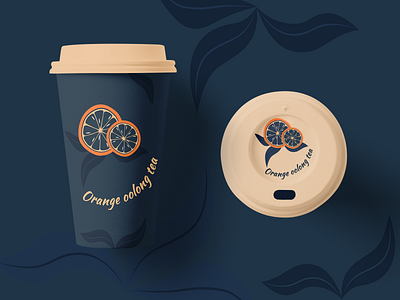 Orange oolong tea branding graphic design identity illustration logo logotype orange pac design tea vector