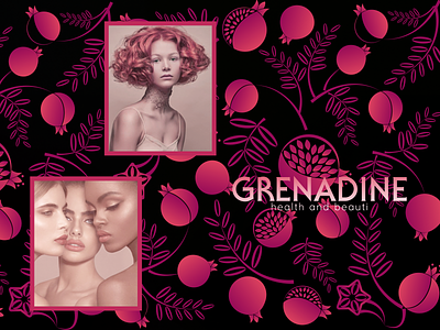 GRENADINE Visual Brand Identity branding graphic design grenadine identity illustration logo logotype pattern pomegranate vector