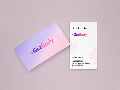 GetBody Visual Brand Identity branding business card fitness graphic design identity logo logotype pattern studio vector