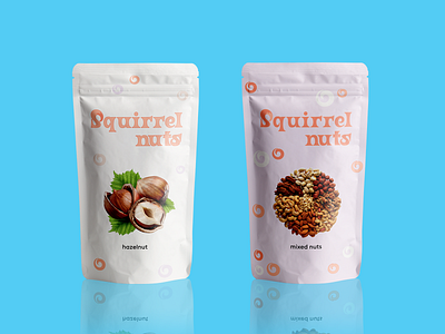 Squirrel nuts packaging design