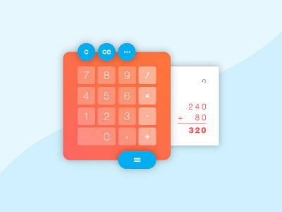 Daily UI #004 - Calculator calculator dailyui ui user interface