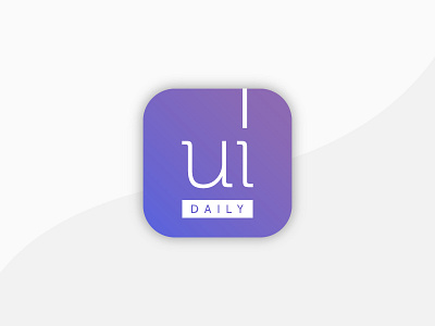 Daily UI #005 - App Icon app dailyui icon logo logotype user interface