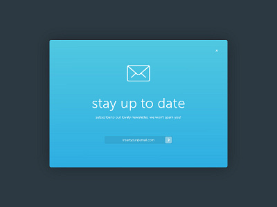 Daily UI #026 - Subscribe dailyui newsletter subscribe ui user interface ux