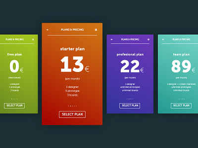 Daily UI #030 - Pricing