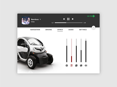 Daily UI #034 - Car Interface car dailyui interface ui user interface ux