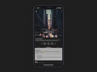 Day 05 - Picture Page app challenge feed photography ui ux