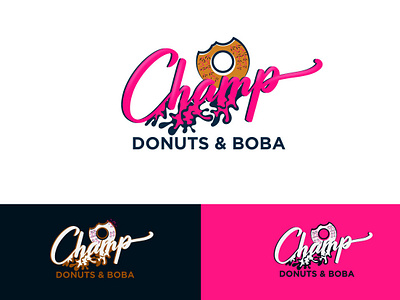 Champ branding design illustration logo