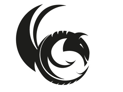 Dragon branding illustration logo vector