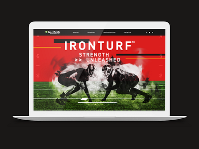 IronTurf Landing Page