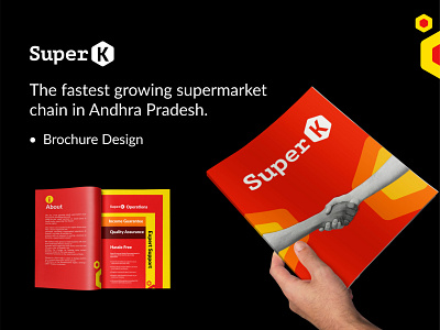 SuperK - Brochure Design brand awareness brand identity brand language brochure design design ui