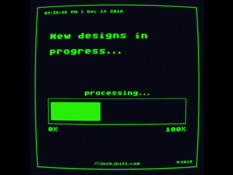 New Designs in Progress… 80s ae animation computer design dos fui interface internet monitor pc tech type